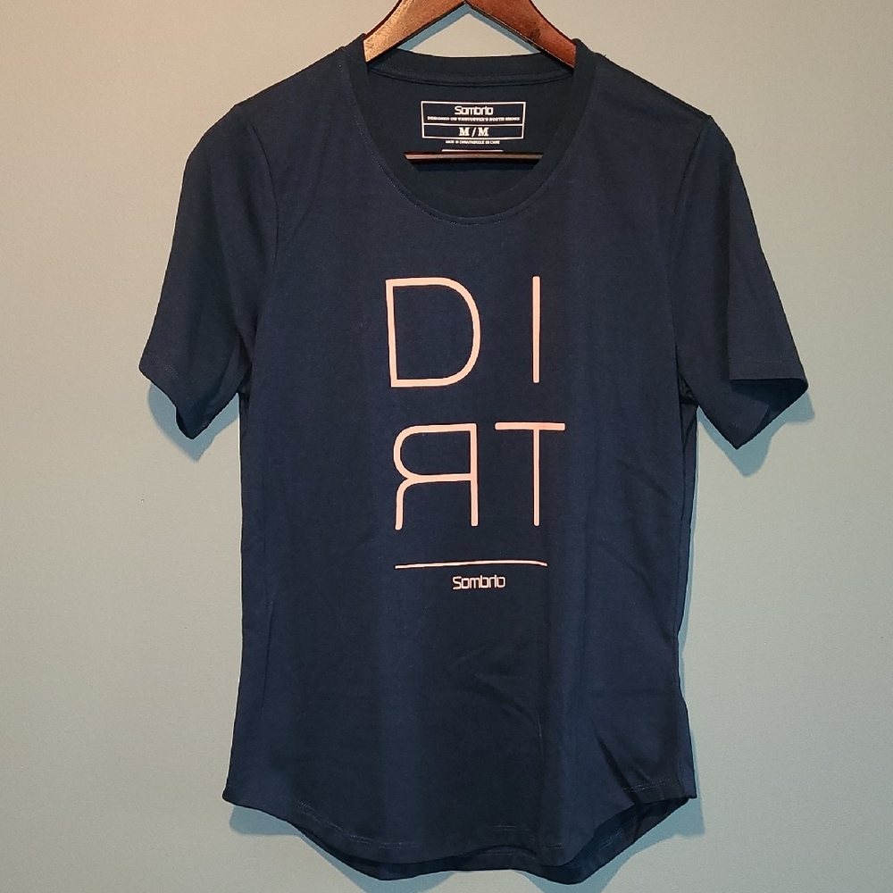 Navy Blue Graphic Short Sleeve Tee